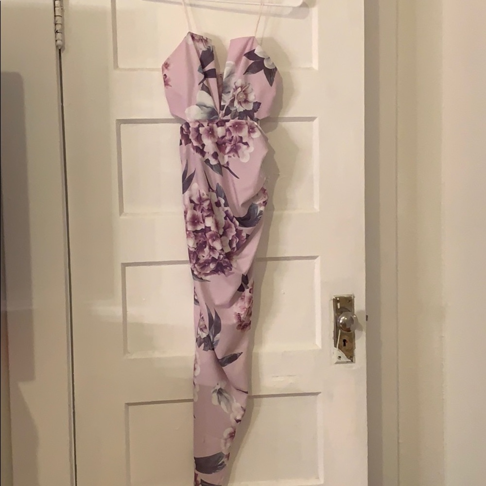 Lavender Tropical Dress